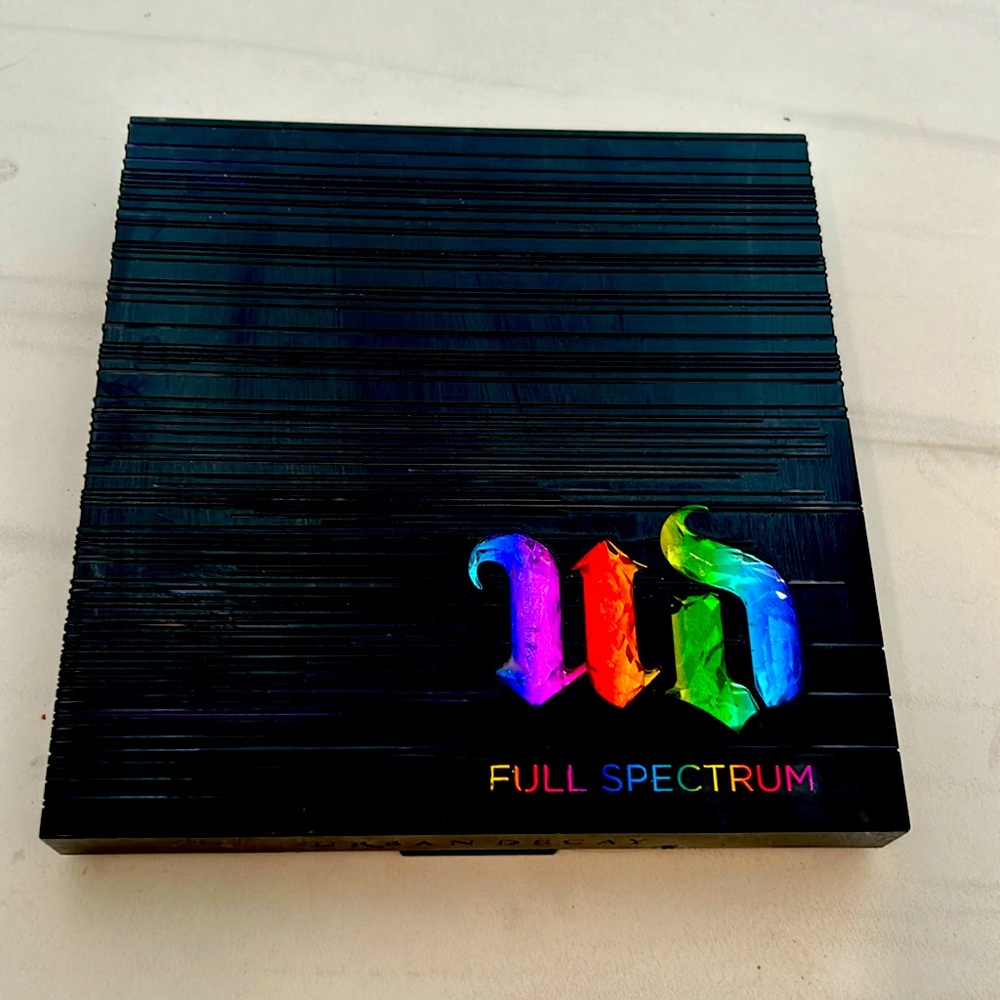 Urban decay, full spectrum color, palette lightly used, but once.